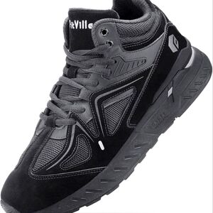 FitVille Wide Basketball Shoes for women with Flat Feet Extra Wide High-top Snea